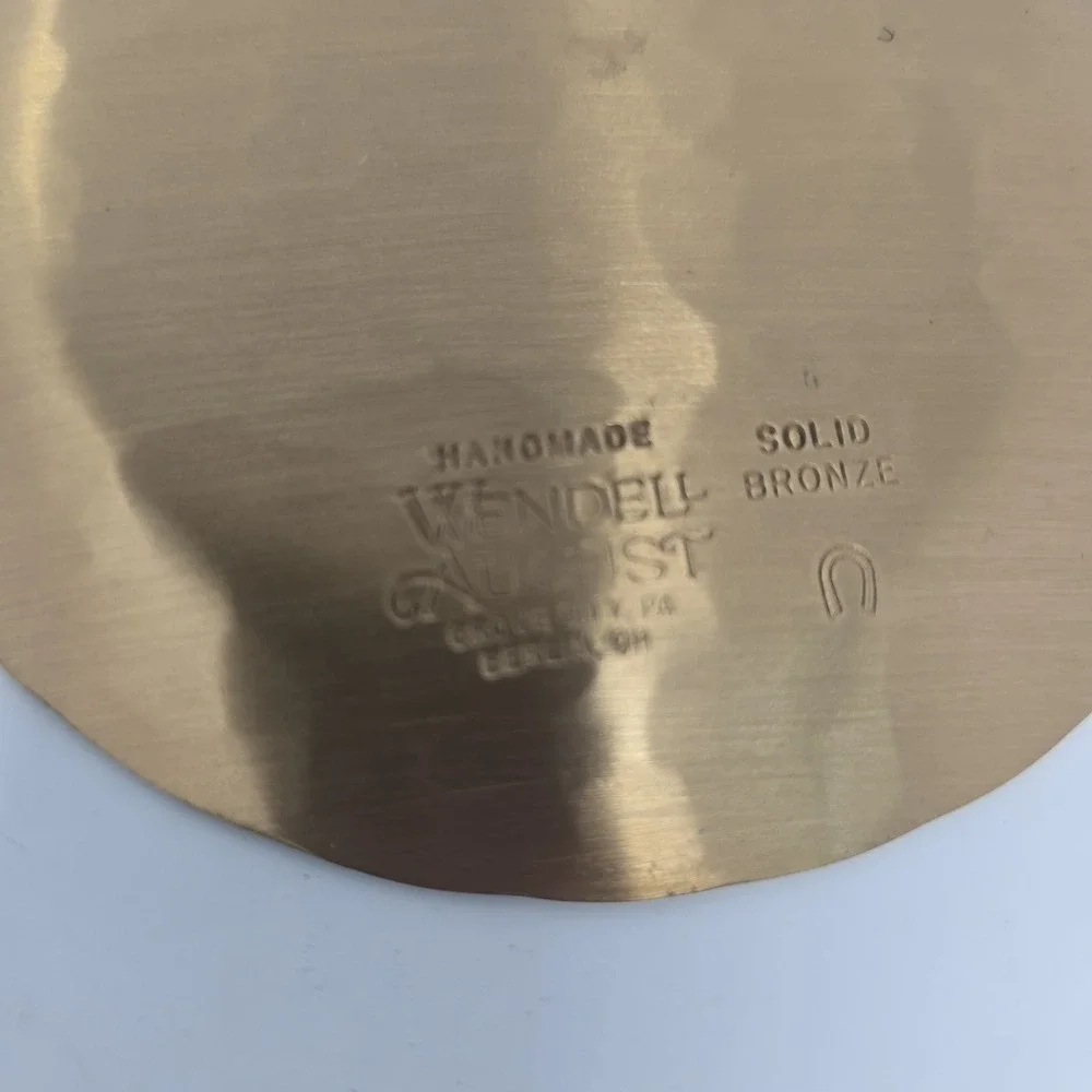 Vintage Wendell August Forge Solid‎ Bronze 4¼